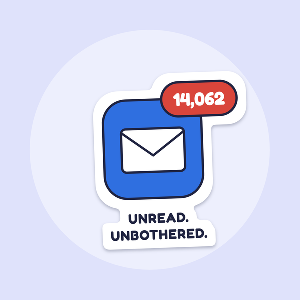 14,062 Unread sticker