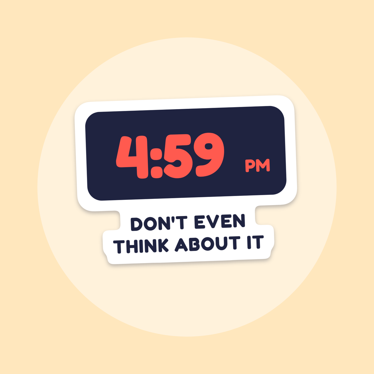 4:59 PM sticker