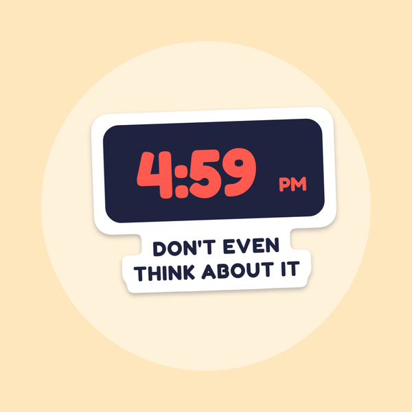 4:59 PM sticker