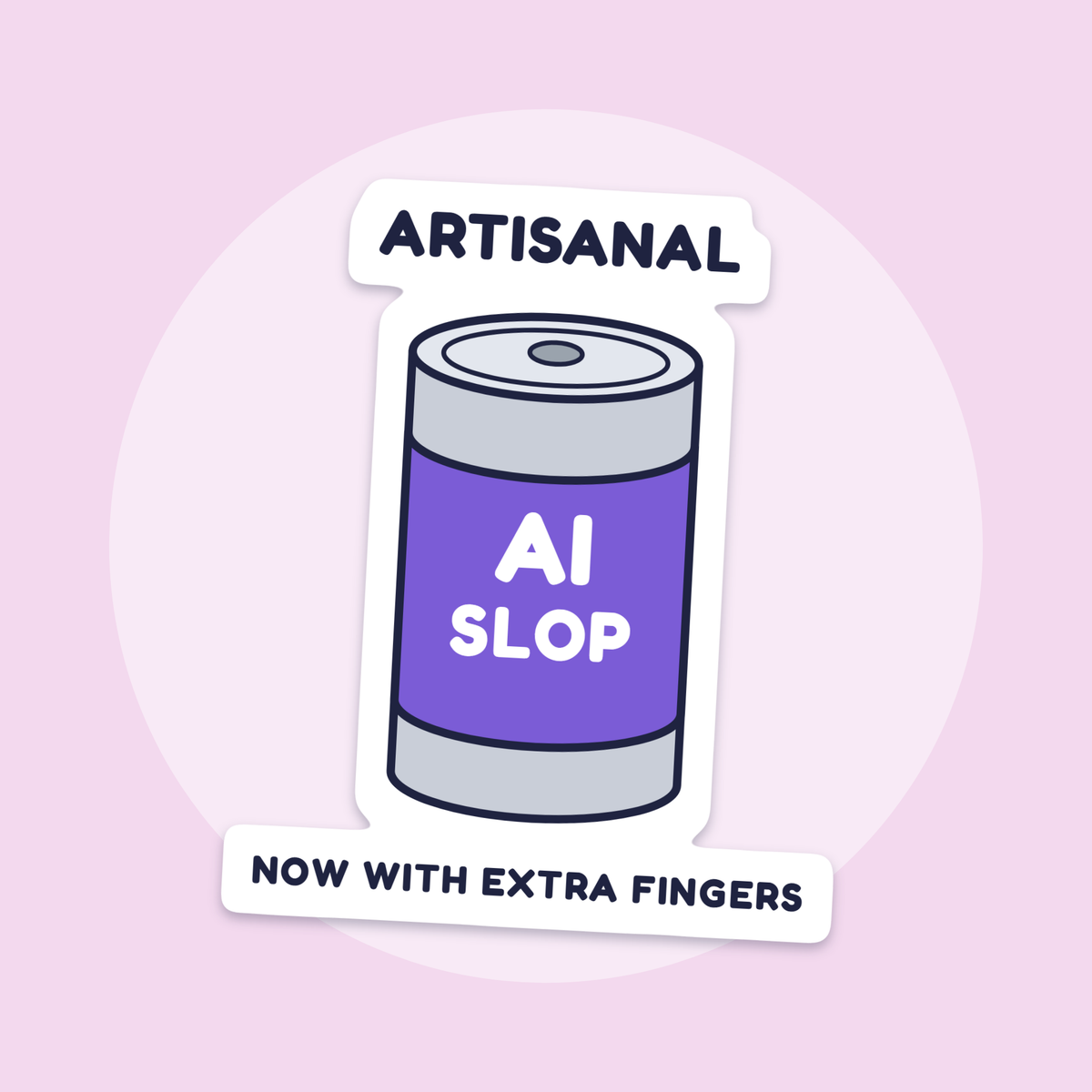 Artisanal AI Slop sticker