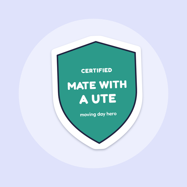 Certified Mate With a Ute sticker