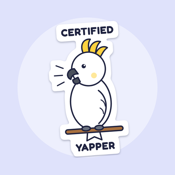 Certified Yapper sticker