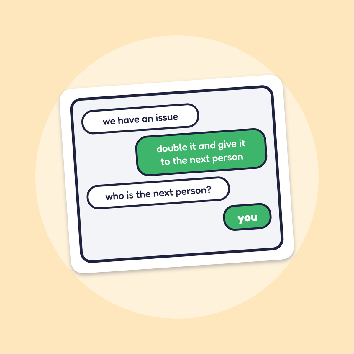 Double It: The Group Chat sticker