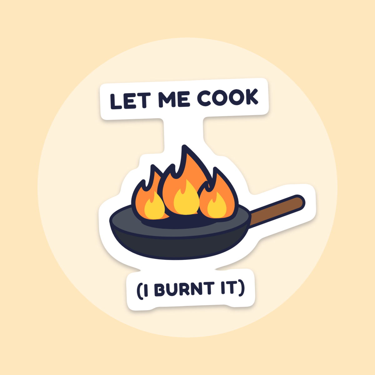 Let Me Cook sticker