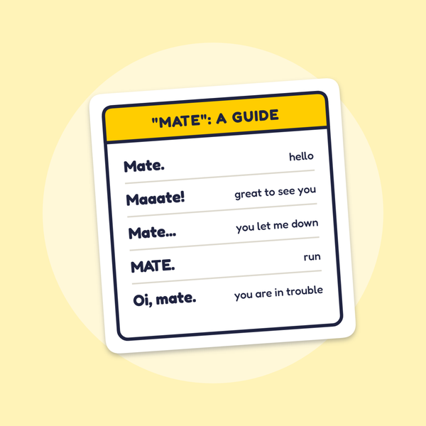 Mate: A Guide sticker