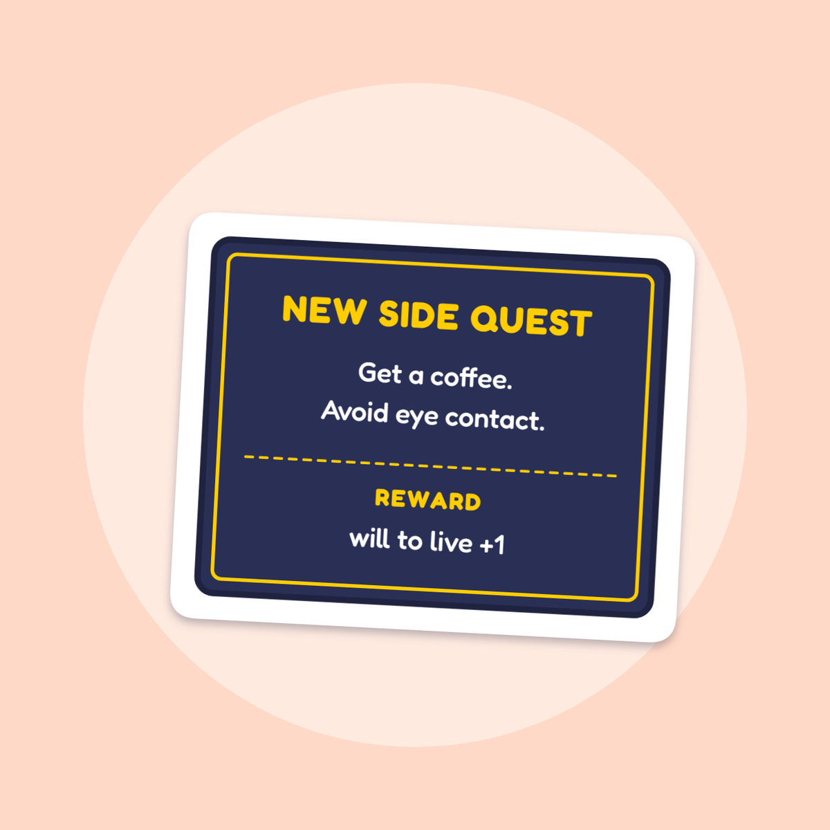 New Side Quest sticker