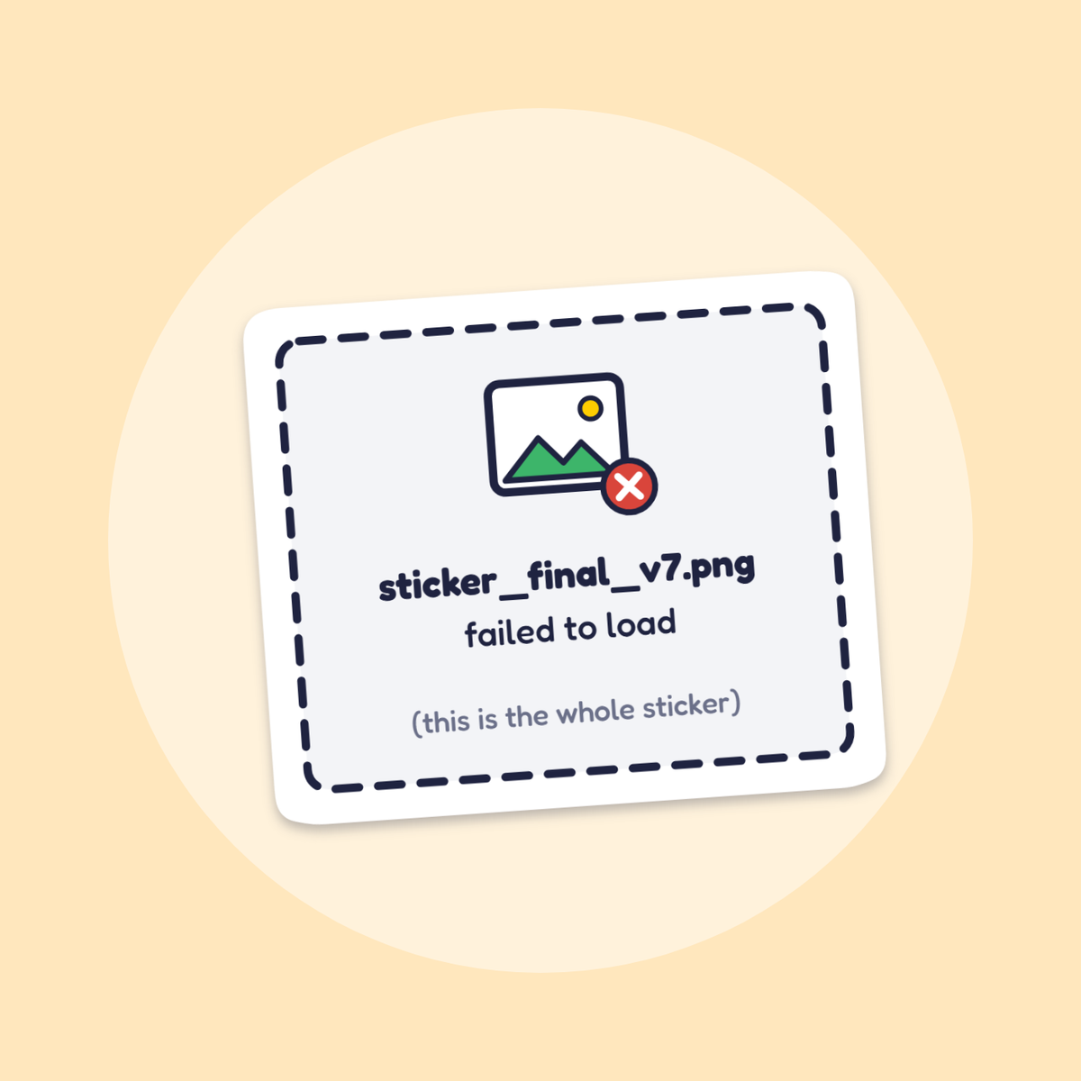 Sticker Failed to Load sticker
