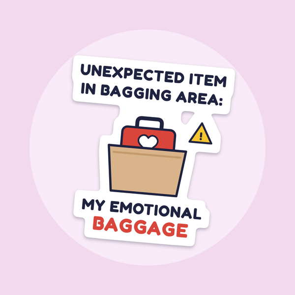 Unexpected Item in Bagging Area sticker